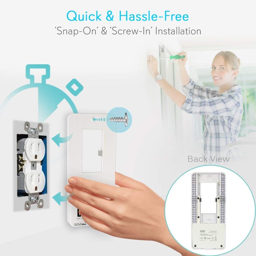 Tapa de salida de carga USB PYLE-HOME PWPLGULT214