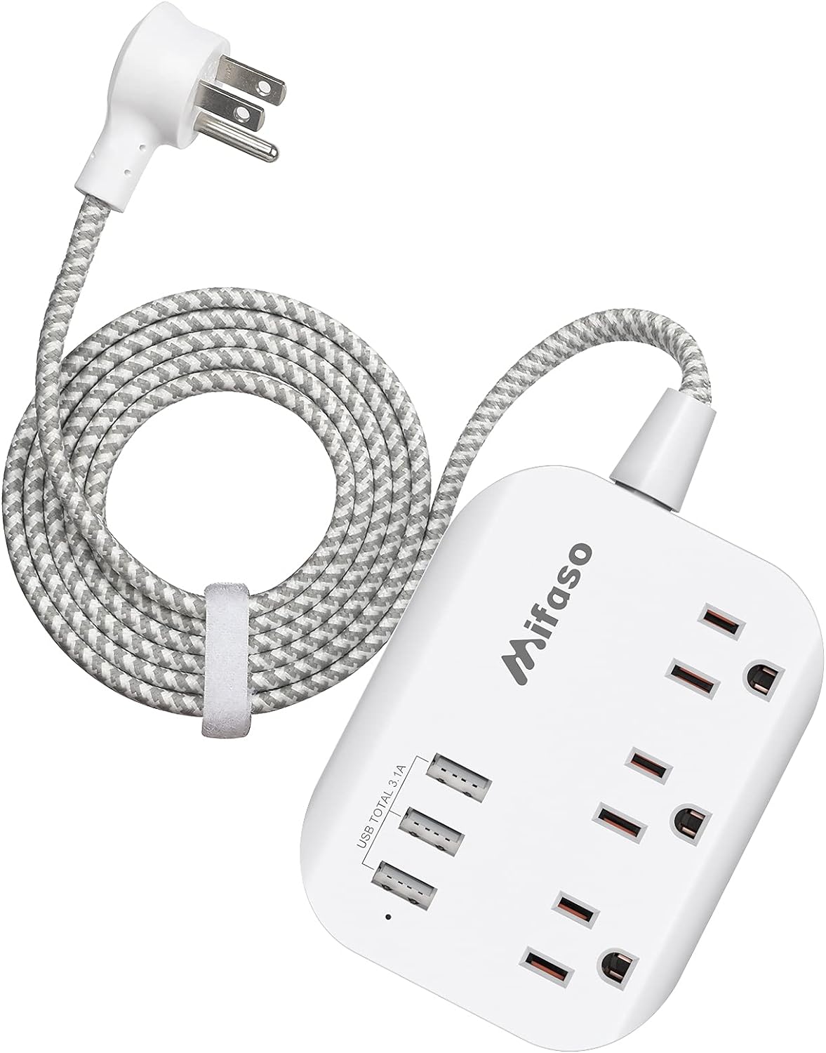 Tira de alimentación USB, cable de extensión de enchufe plan