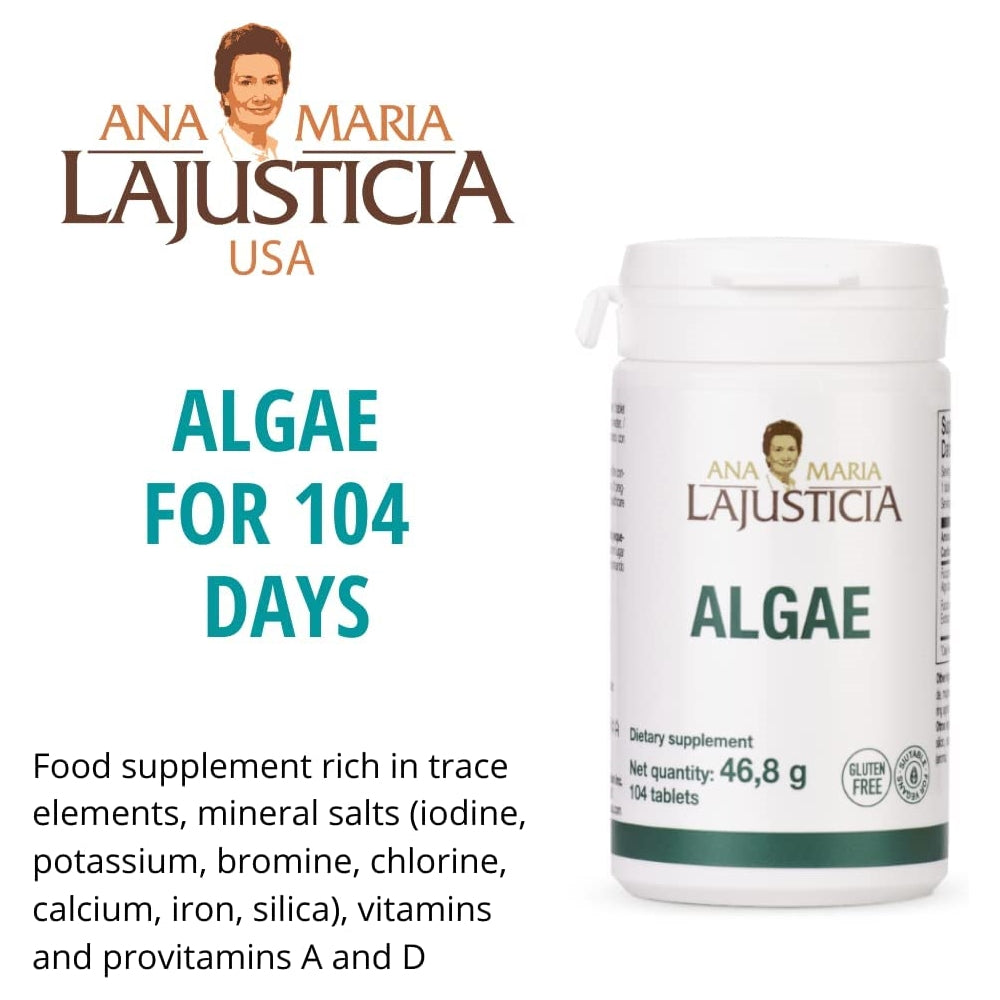 Suplementos Ana Maria Lajusticia - Algas Vegano