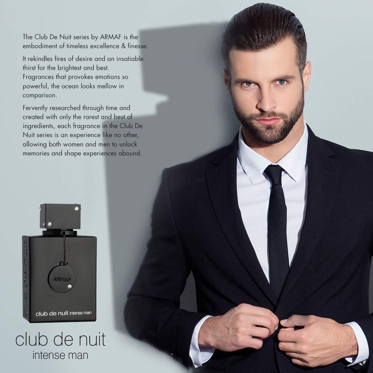 Eau de Toilette Intenso y Picante Amaderado Club De Nuit Intense Man