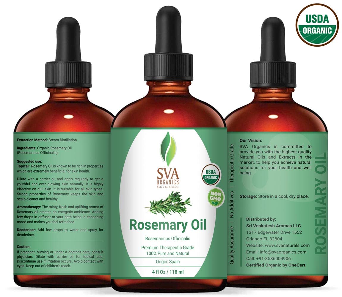 Cuidado Facial Aceite esencial de romero orgánico