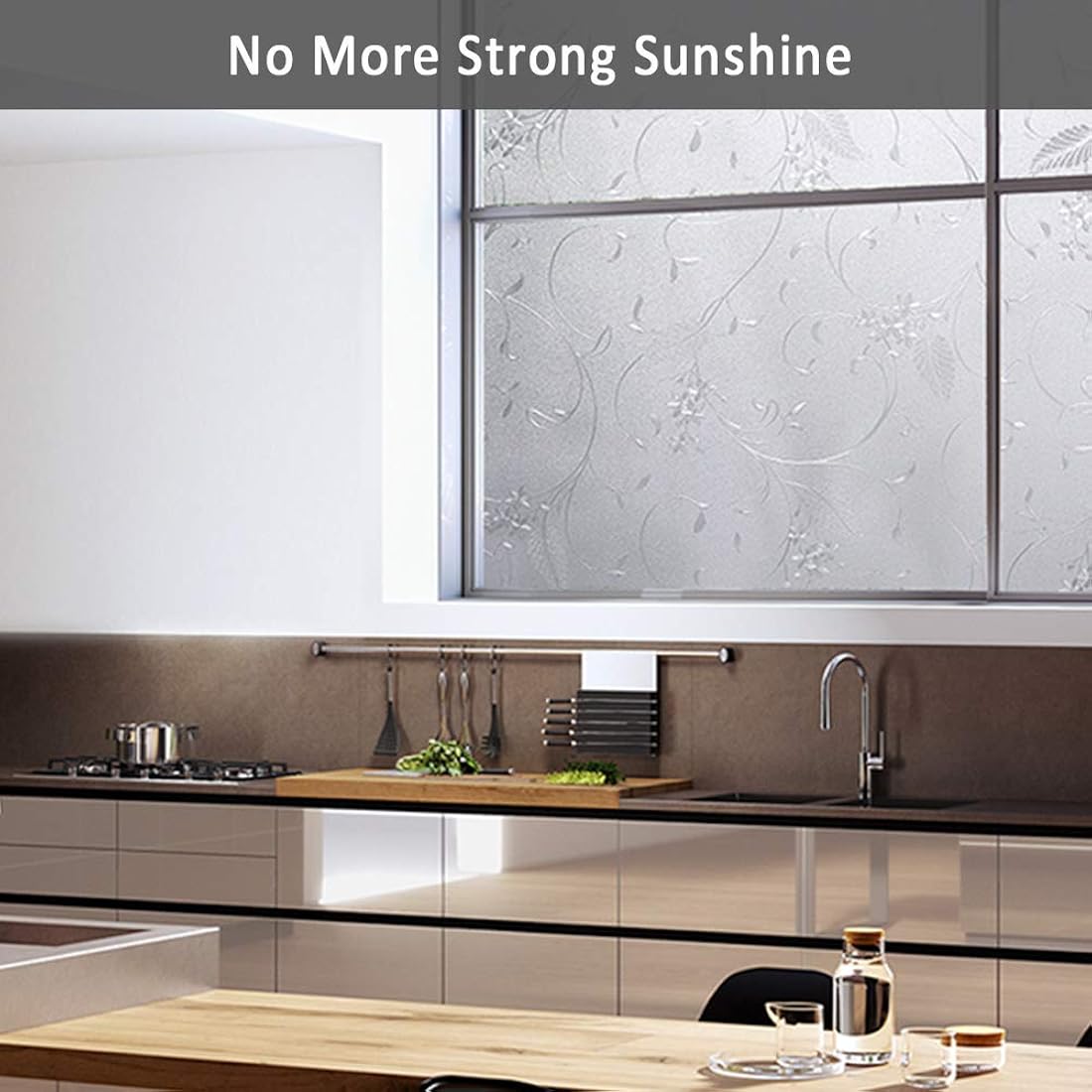 Película decorativa para ventanas Privacidad Película