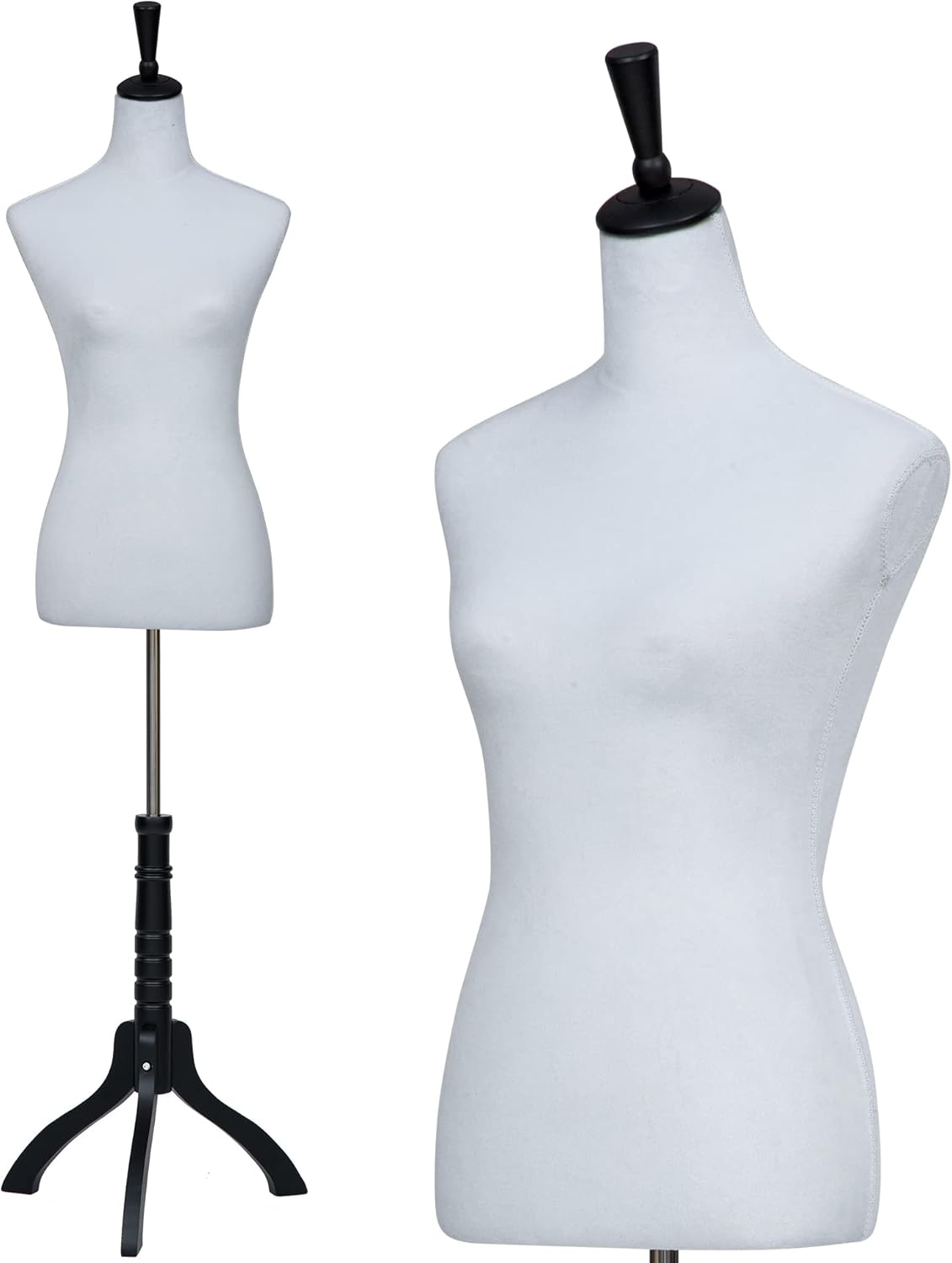 Maniquí femenino ajustable 59-67 para costura y exhibición