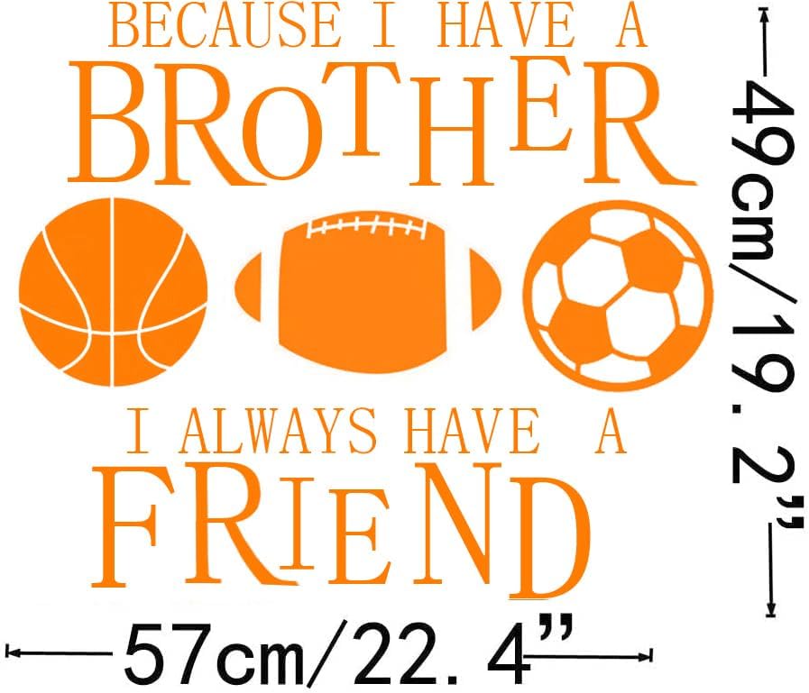 Vinilo Decorativo BIBITIME Frases Inspiradoras para Hermanos