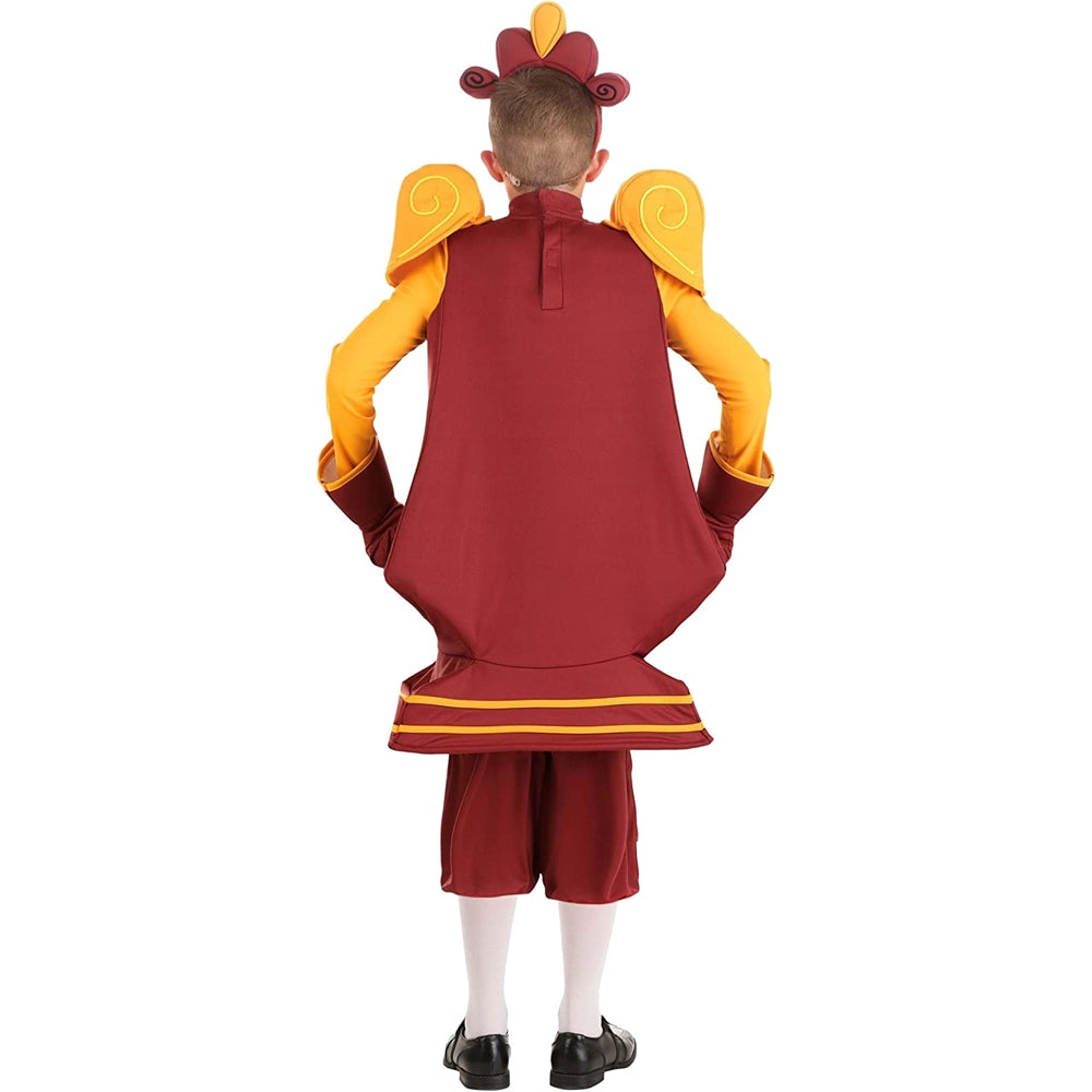 Disfraz de la Bella y la Bestia Cogsworth para niños XL