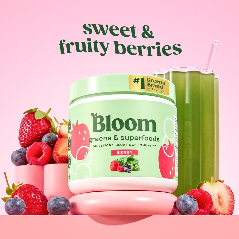 Polvo de Superalimentos Bloom, Enzimas Digestivas, 30 SVG