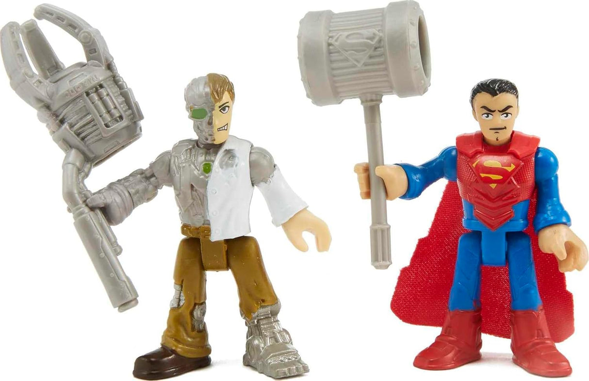 Figuras Superman y Metallo, Fisher-Price, DC Super Friends, 2023