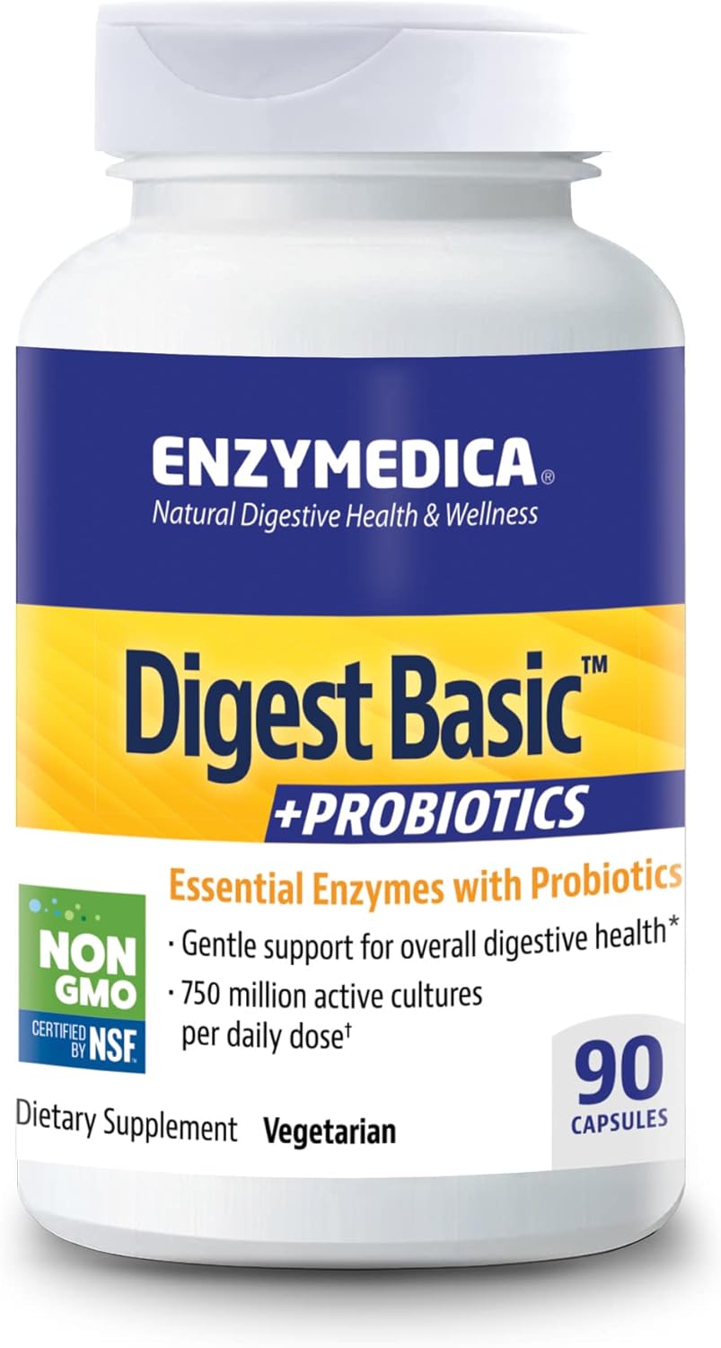 Suplemento Enzymedica Digest Basic + probióticos, enzimas