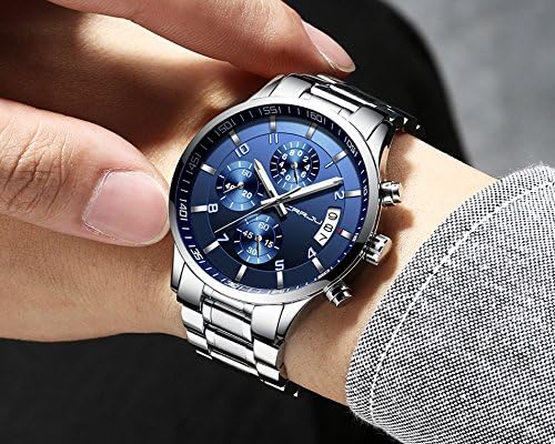 Reloj de pulsera para hombre, resistente al agua CRRJU