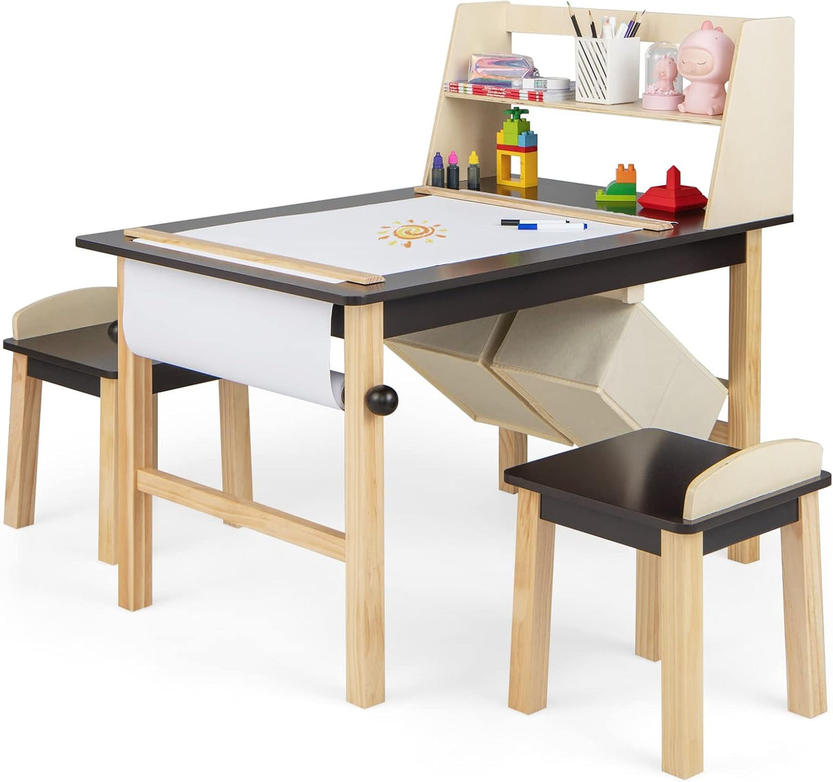Juego de mesa y silla de arte para niños centro de pintura