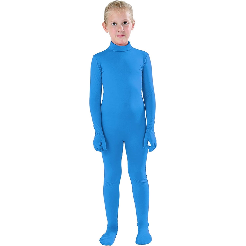 Disfraces de Body estilo Zentai talla XL azul