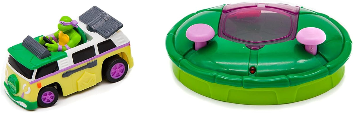 Micro Shell Racers TMNT, Control Remoto 2.4 Ghz, Donatello