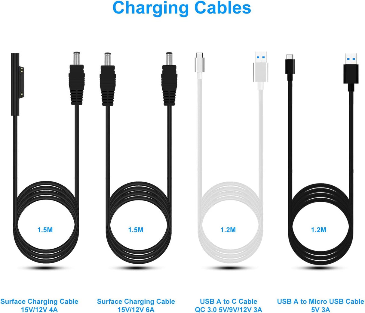 Cargador de superficie para Surface Pro USB