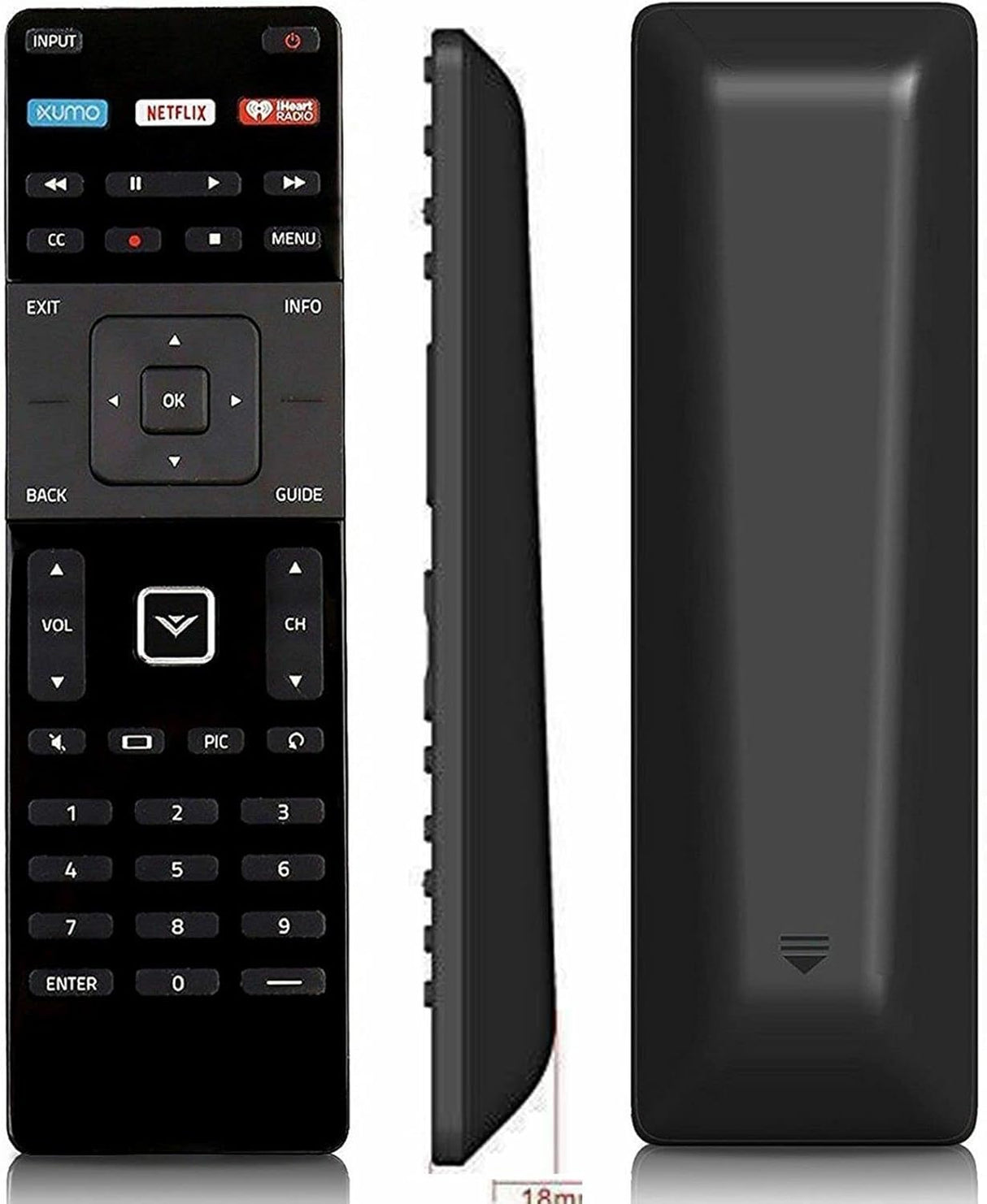 Control remoto XRT122 para TV Vizio, compatible D24-D1D50-D1