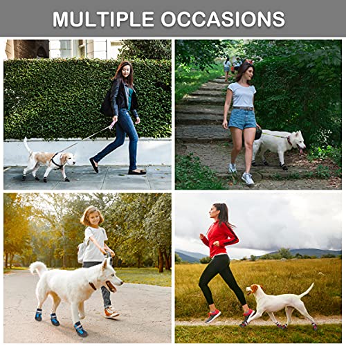 Protector de patas para perros, botas para perro con suela