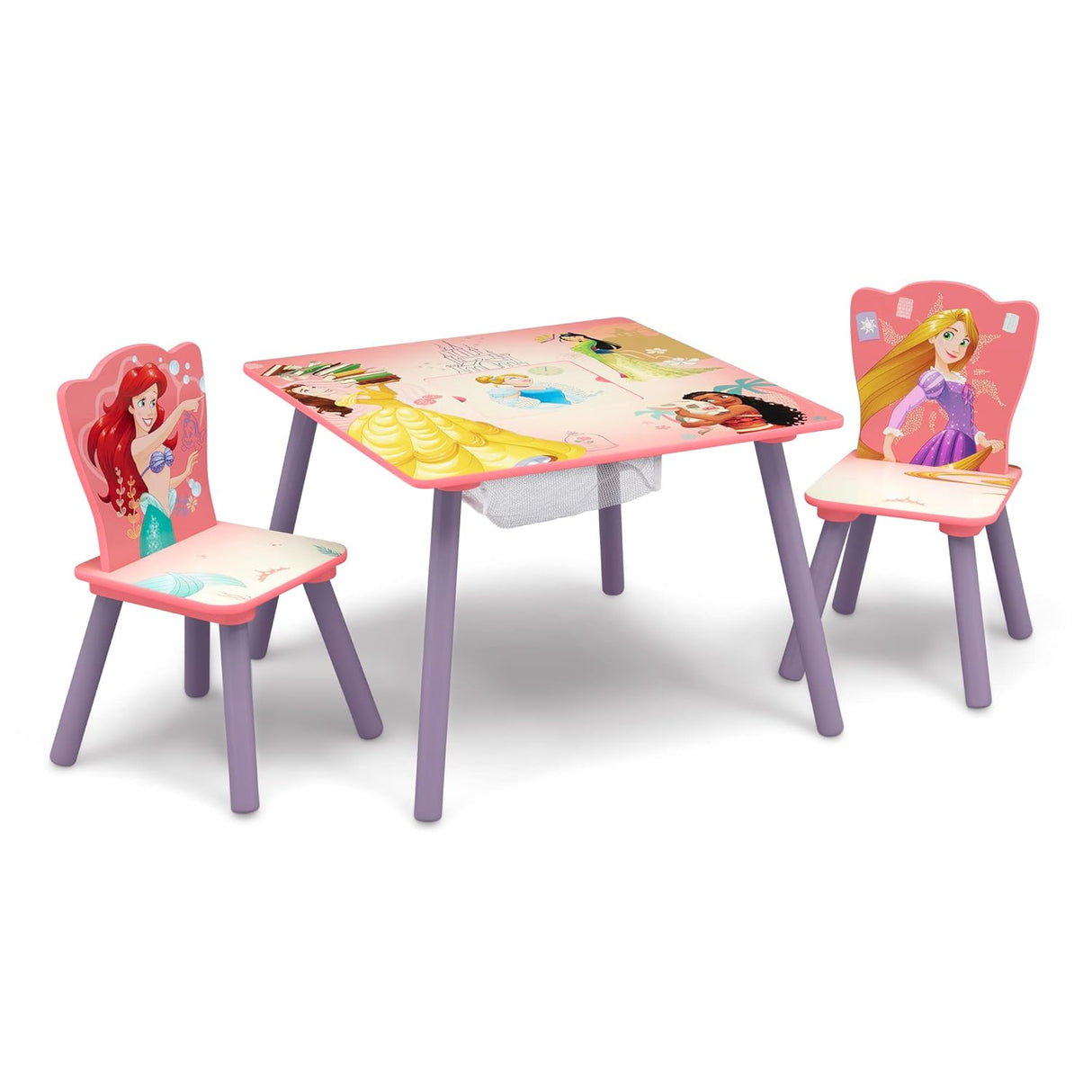 Juego de mesa y silla para niños para merienda