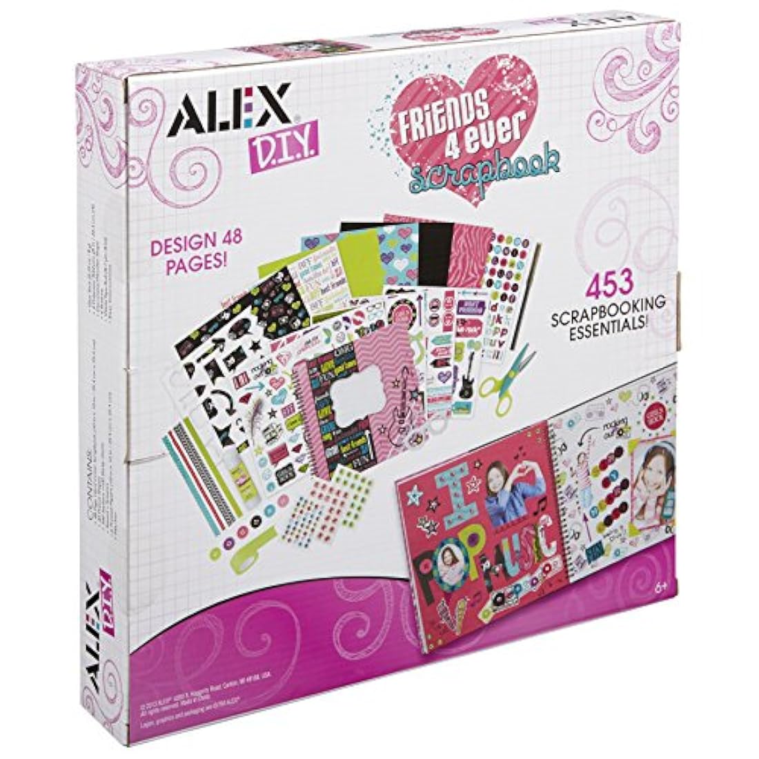 Álbum de recortes Friends 4 Ever de Alex Toys