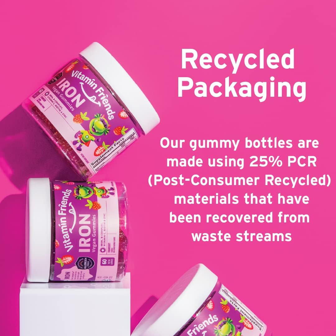 Suplemento ironbear Vitamin dietético de hierro 60 unidades