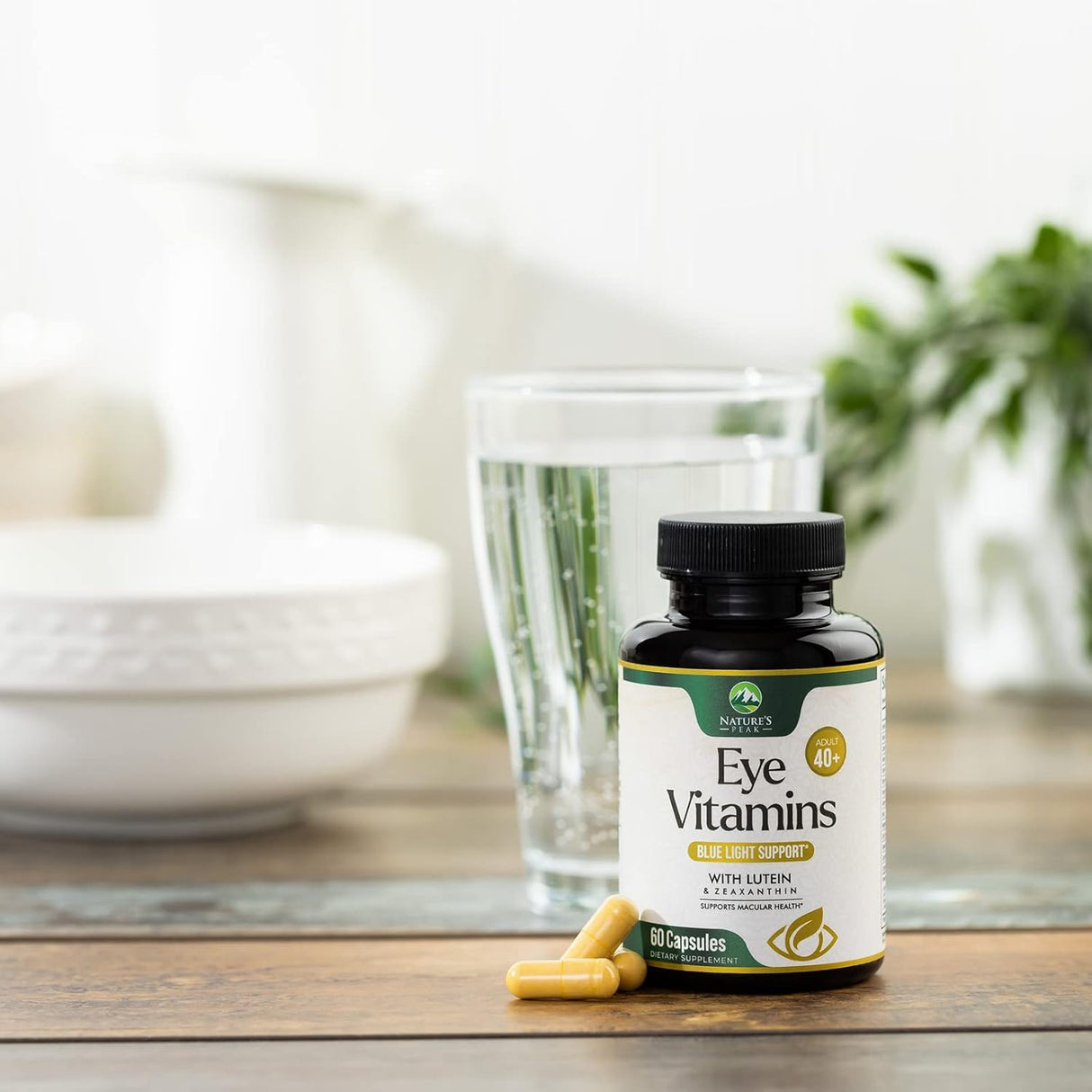 Vitaminas oculares con luteína zeaxantina arándano y zinc