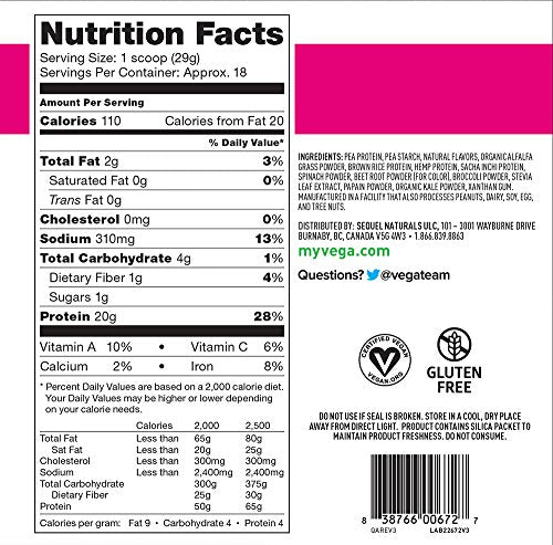 Proteína 18 porciones