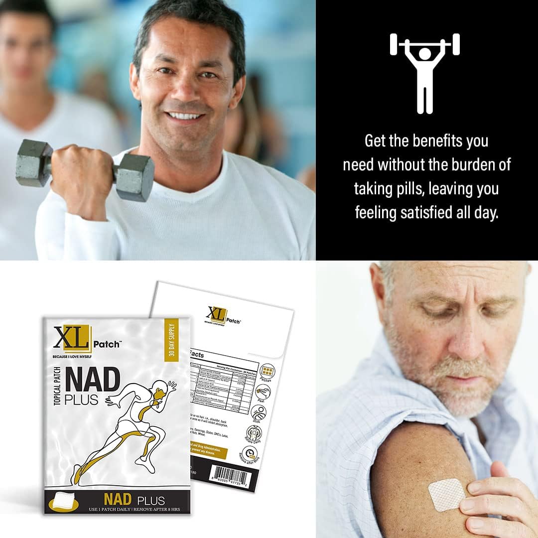 Suplemento NAD Plus Patch de XLPatch suministro de 30 días