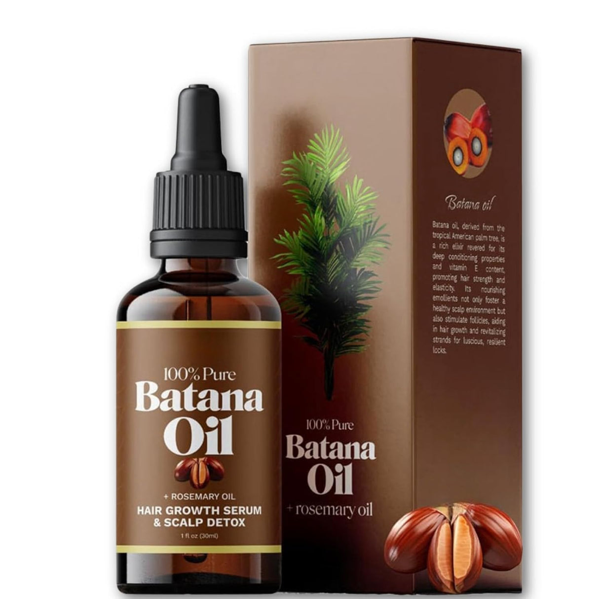 Aceite Batana para Crecimiento Capilar, Orgánico, 30ml