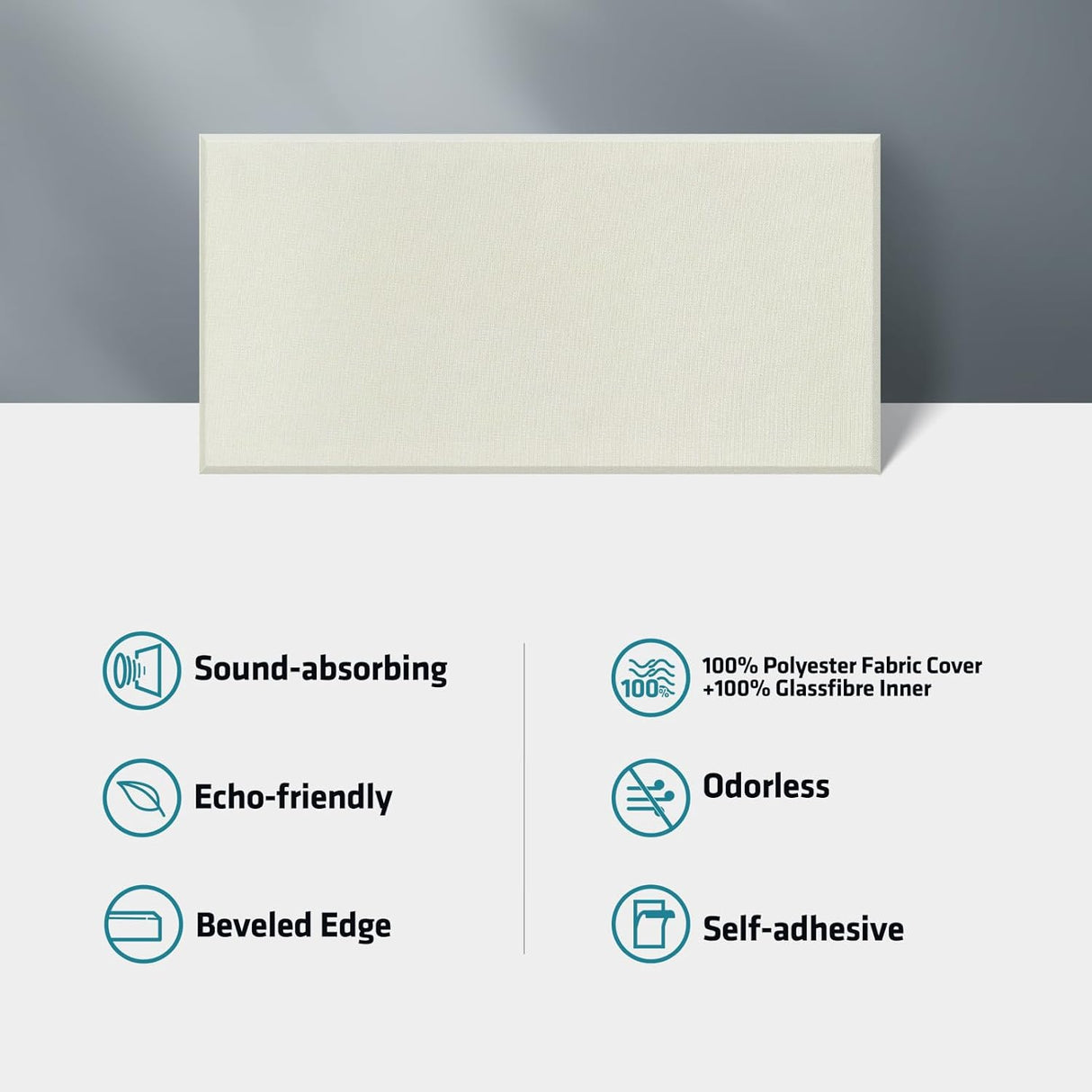 Paneles Acústicos UMIACOUSTICS 4 PCS 2 Fibra de Vidrio 23.6x11.8