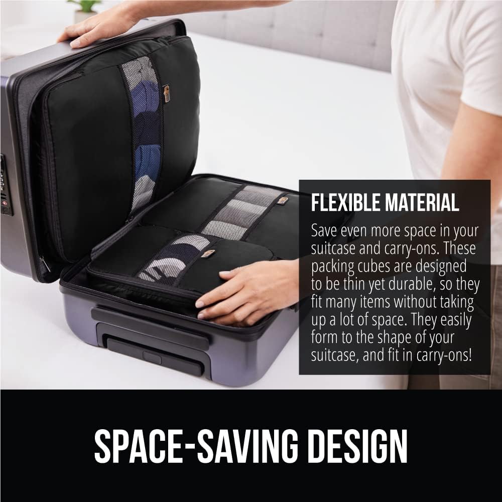 Cubos Organizadores de Viaje, Bolsas Transpirables para Maleta