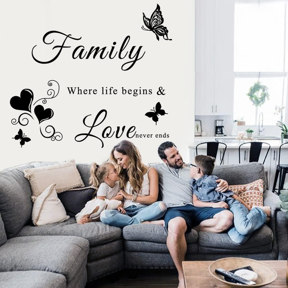 Vinilos Decorativos Familia - Adhesivos Removibles para Pared