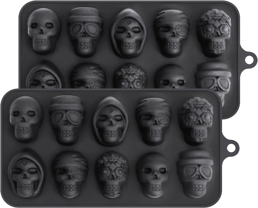 Moldes de chocolate Webake con 5 formas para Halloween, 2 pcs