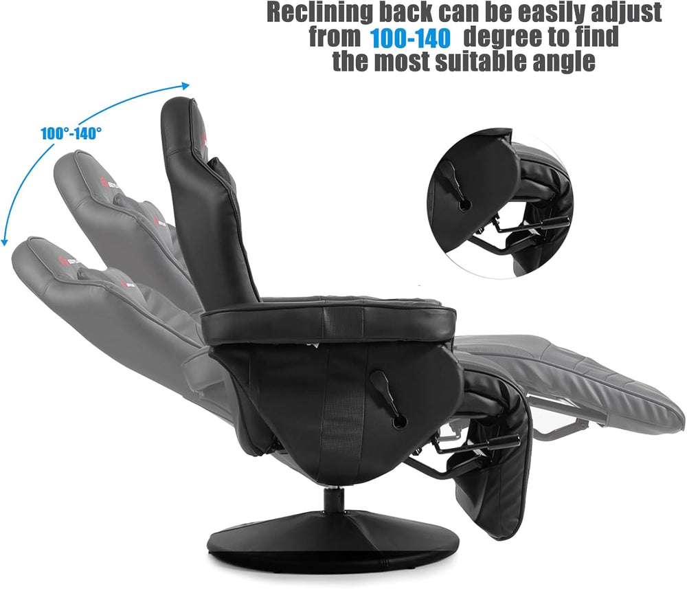 Silla Gamer de masaje de piel sintética DJY-196 POWERSTONE