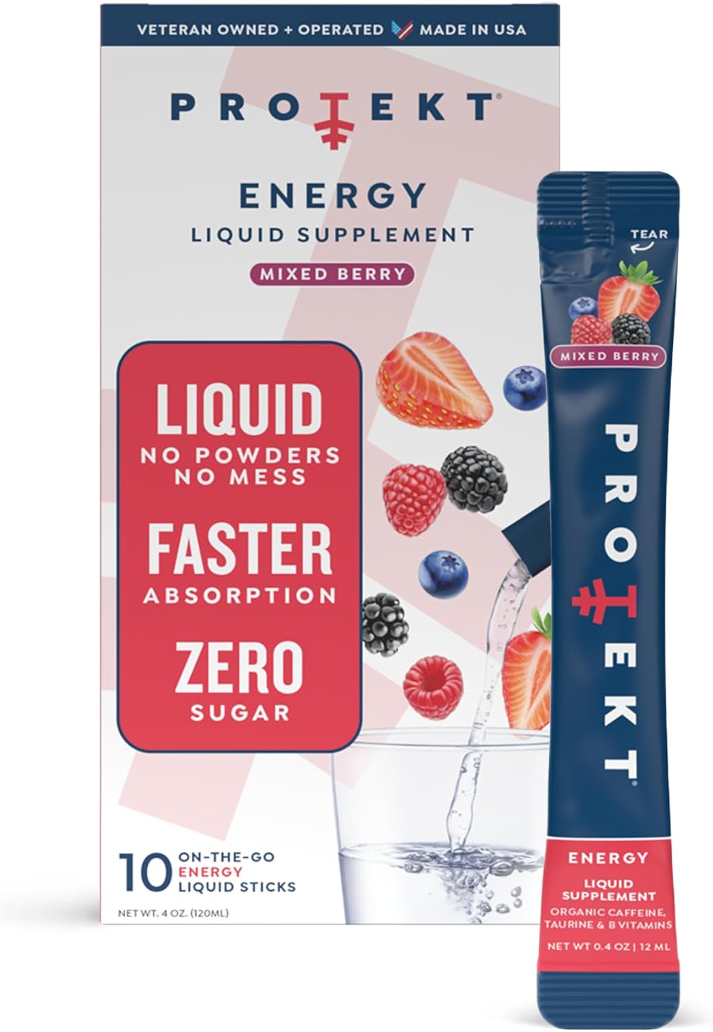 Bebidas energéticas sin azúcar - Marca Mark Healey, 10 paquetes