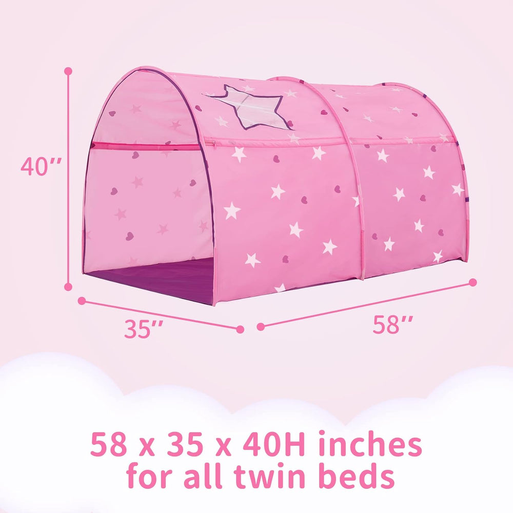 Toldo para cama de ensueño para niños en interiores