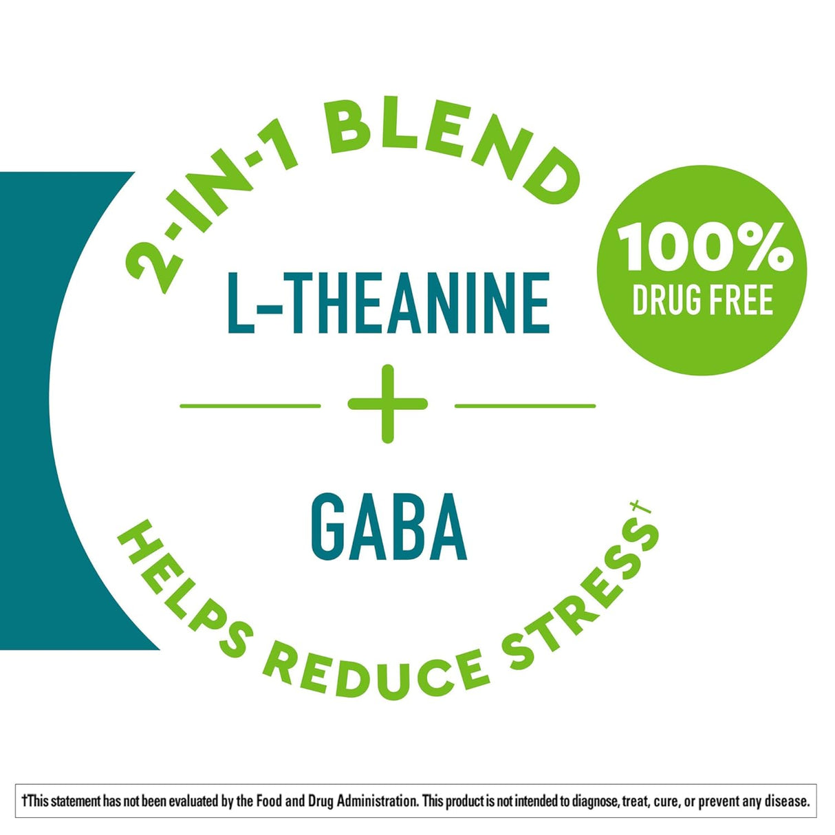 Suplementos para aliviar el estrés L teanina de 200 mg