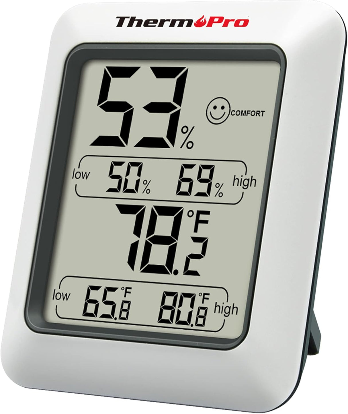 Termómetro y higrómetro digital ThermoPro TP50, monitor de temp.