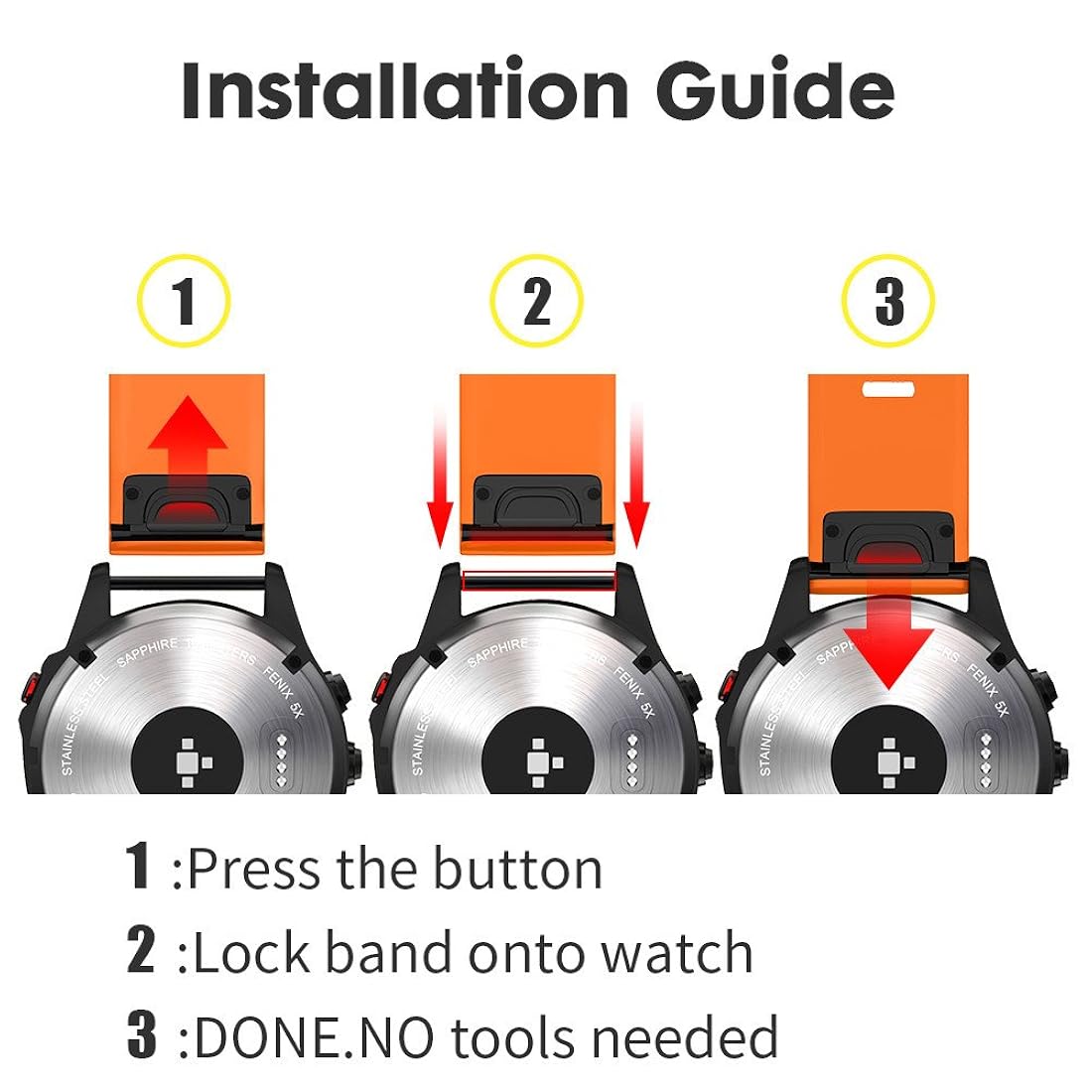 Compatible Band 22mm Ancho Correa de reloj