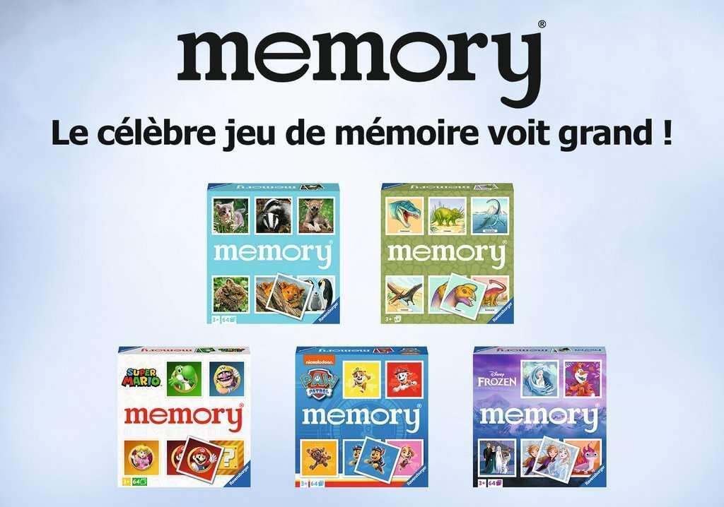 Juego de Memoria Super Mario de Ravensburger para Niños 3+