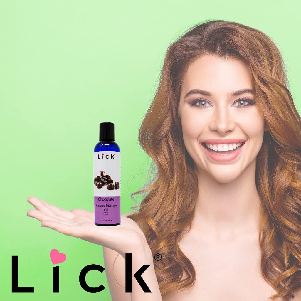 Aceite con sabor a chocolate para terapia de masaje LICK