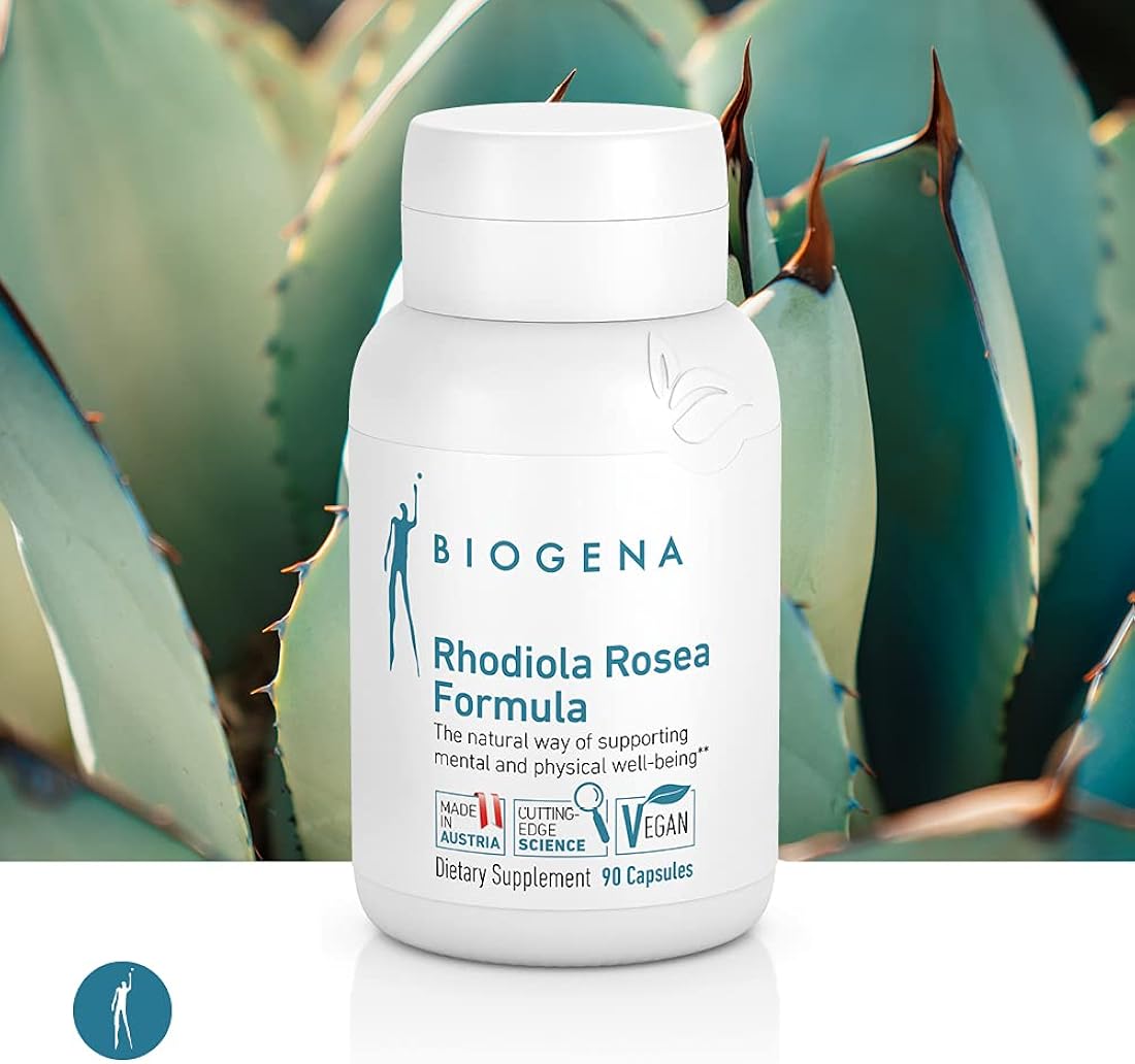 Suplemento Rhodiola Rosea natural para el cuerpo y la mente