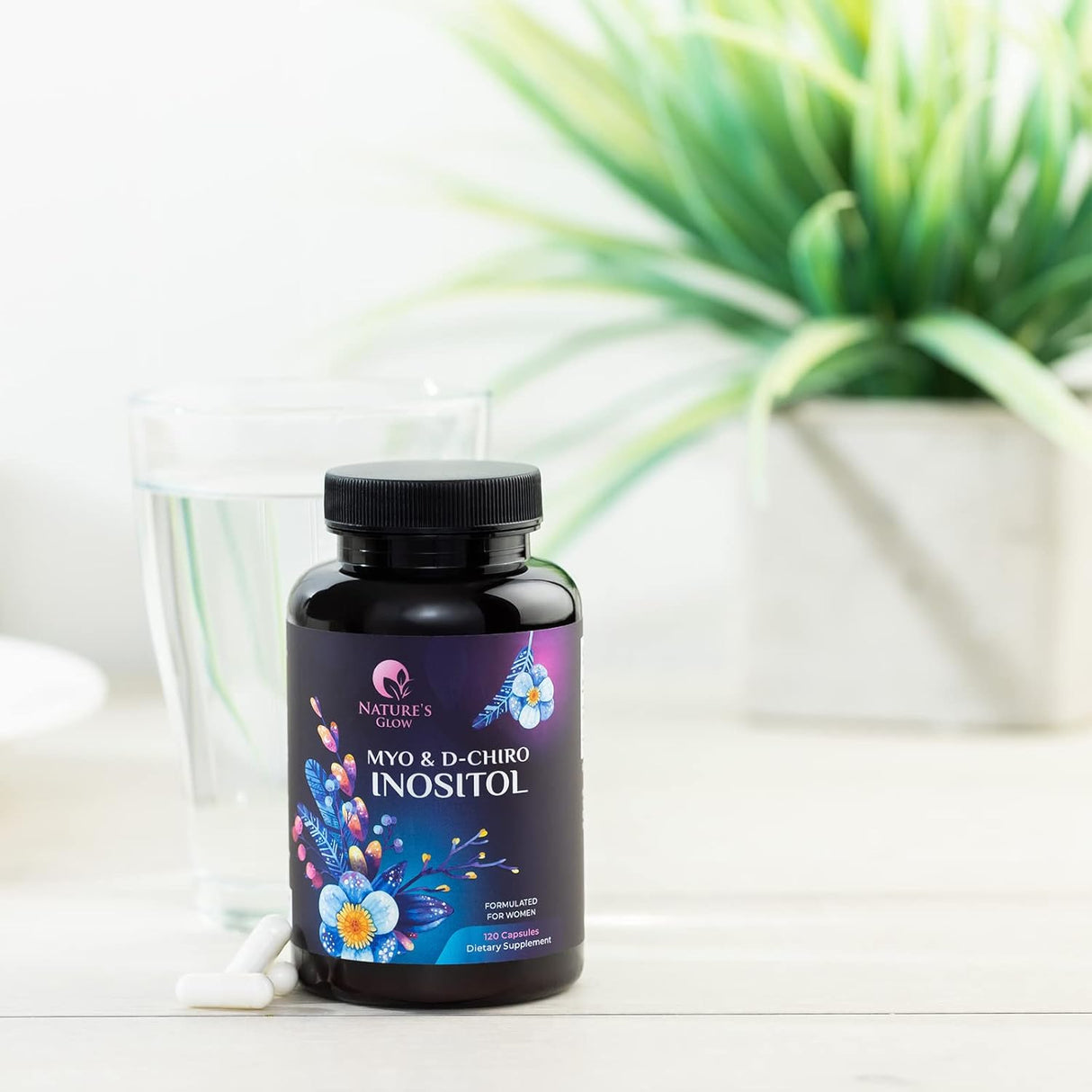 Suplementos Myo-inositol D-Chiro Inositol Hormona vegana