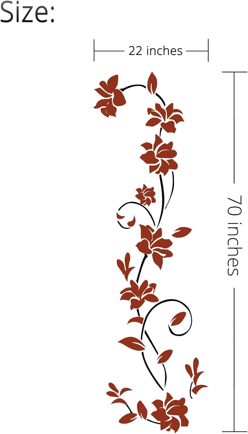 Murales 3D de Ratan, decorativos, 70x22 pulgadas, Originalidad