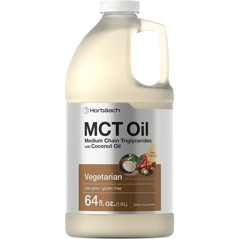 Aceite Keto MCT 64 oz Fórmula vegetariana sin OMG sin sabor