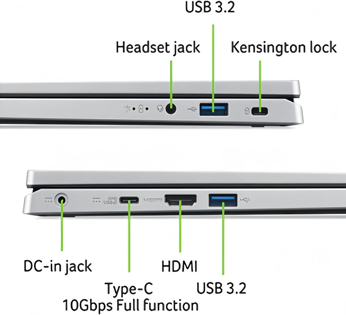 Laptop 2 en 1 Acer Aspire 3 Spin 14, 14 WUXGA, i3-N305