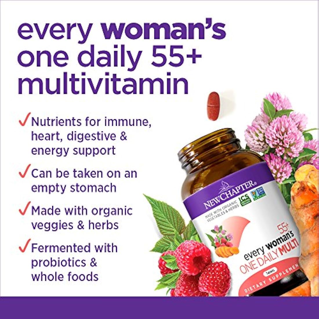 Suplemento Multivitamínico para Mujeres 50 Plus
