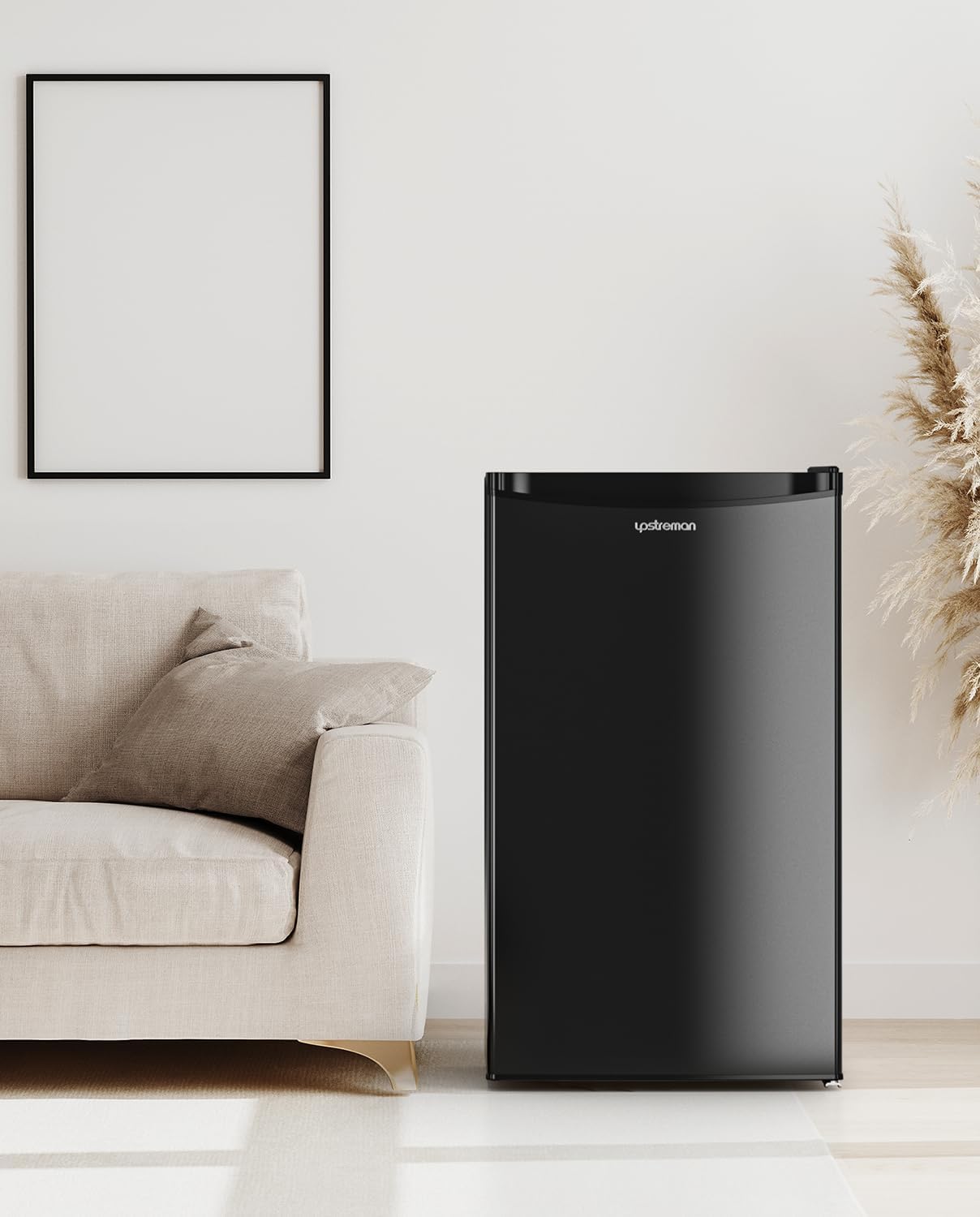 Mini Nevera con Congelador Upstreman, 3.2 Cu.Ft, BR321