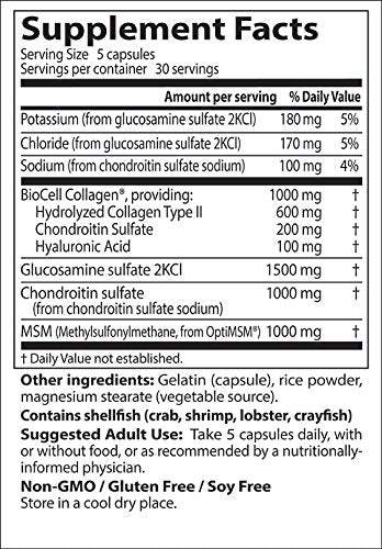 Doctor's Best Glucosamina Condroitina MSM Ácido Hialurónico