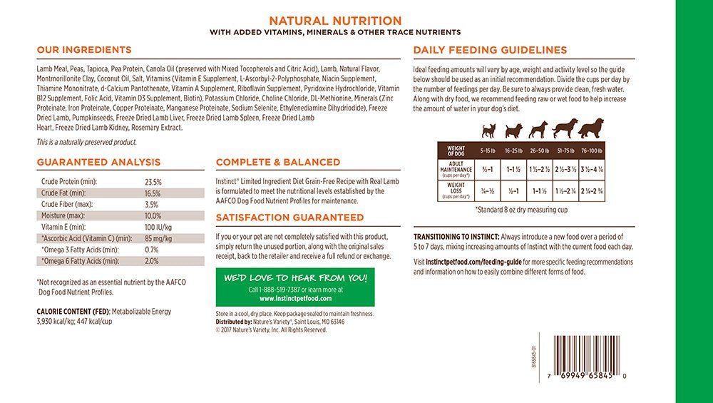 Natural Dry comida para perros de Nature's Variety