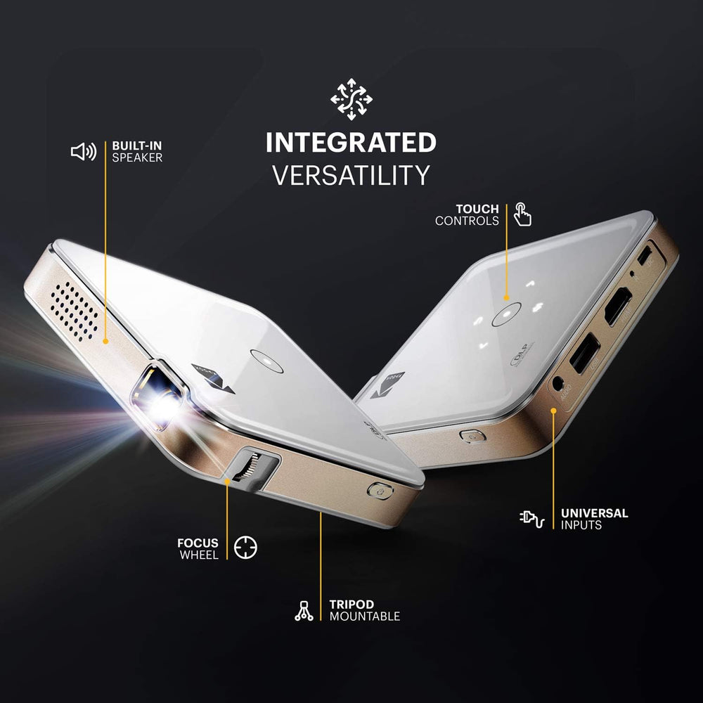 Proyector portátil KODAK Luma 150, batería, 1080P, DLP