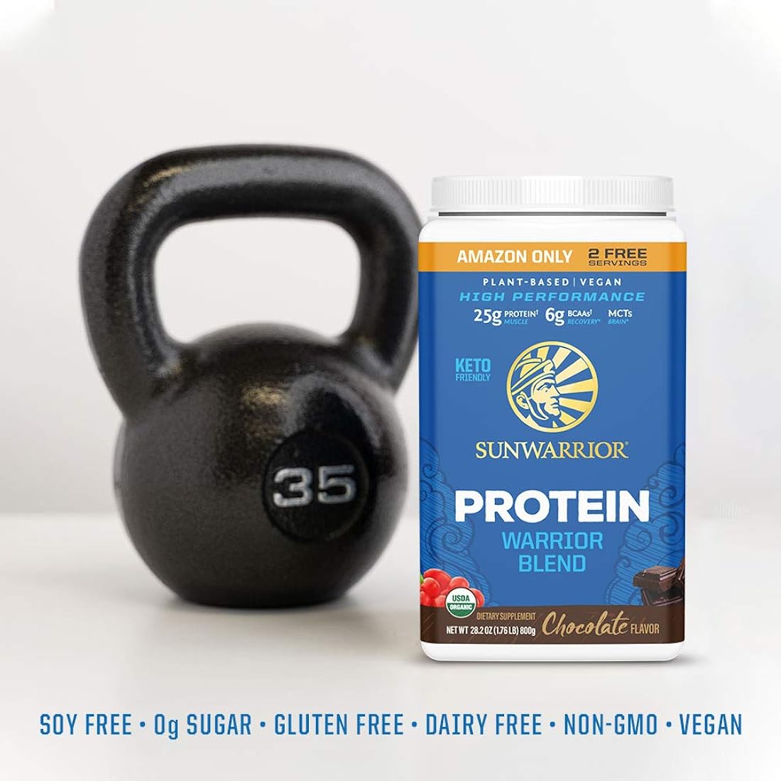 Suplementos Alimenticios Proteína vegana en polvo con BCAA