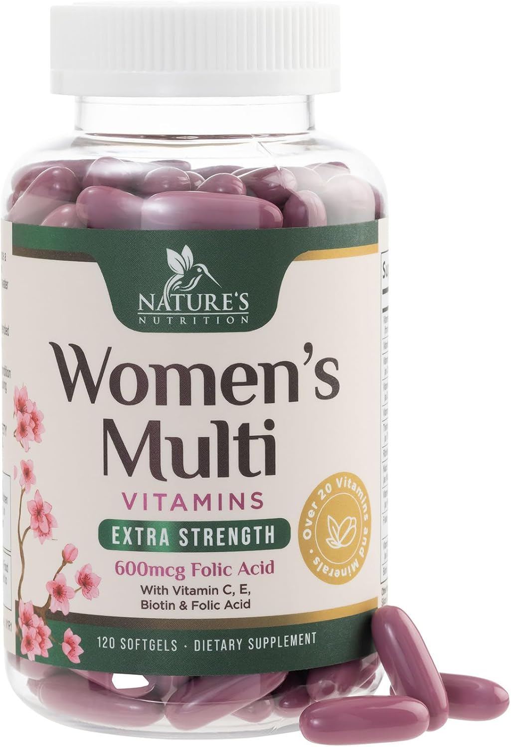 Multivitamínico para Mujeres con Hierro - 120 Softgels
